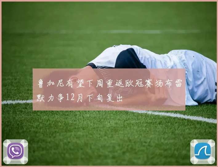 鲁加尼有望下周重返欧冠赛场布雷默力争12月下旬复出